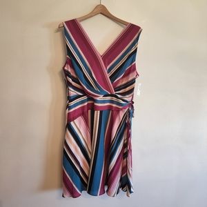 Roz & Ali Faux Wrap Dress